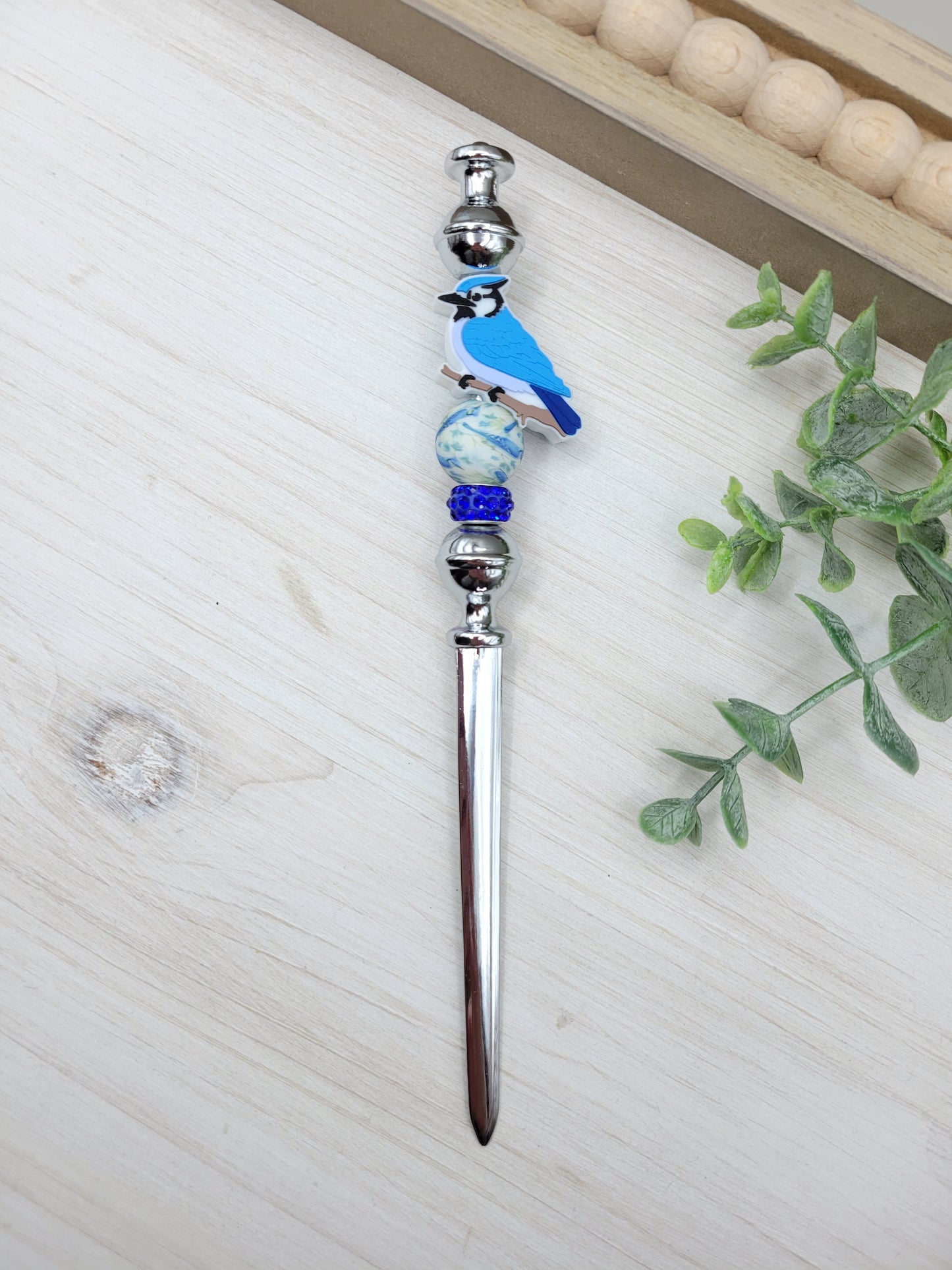Blue Jay Letter Opener