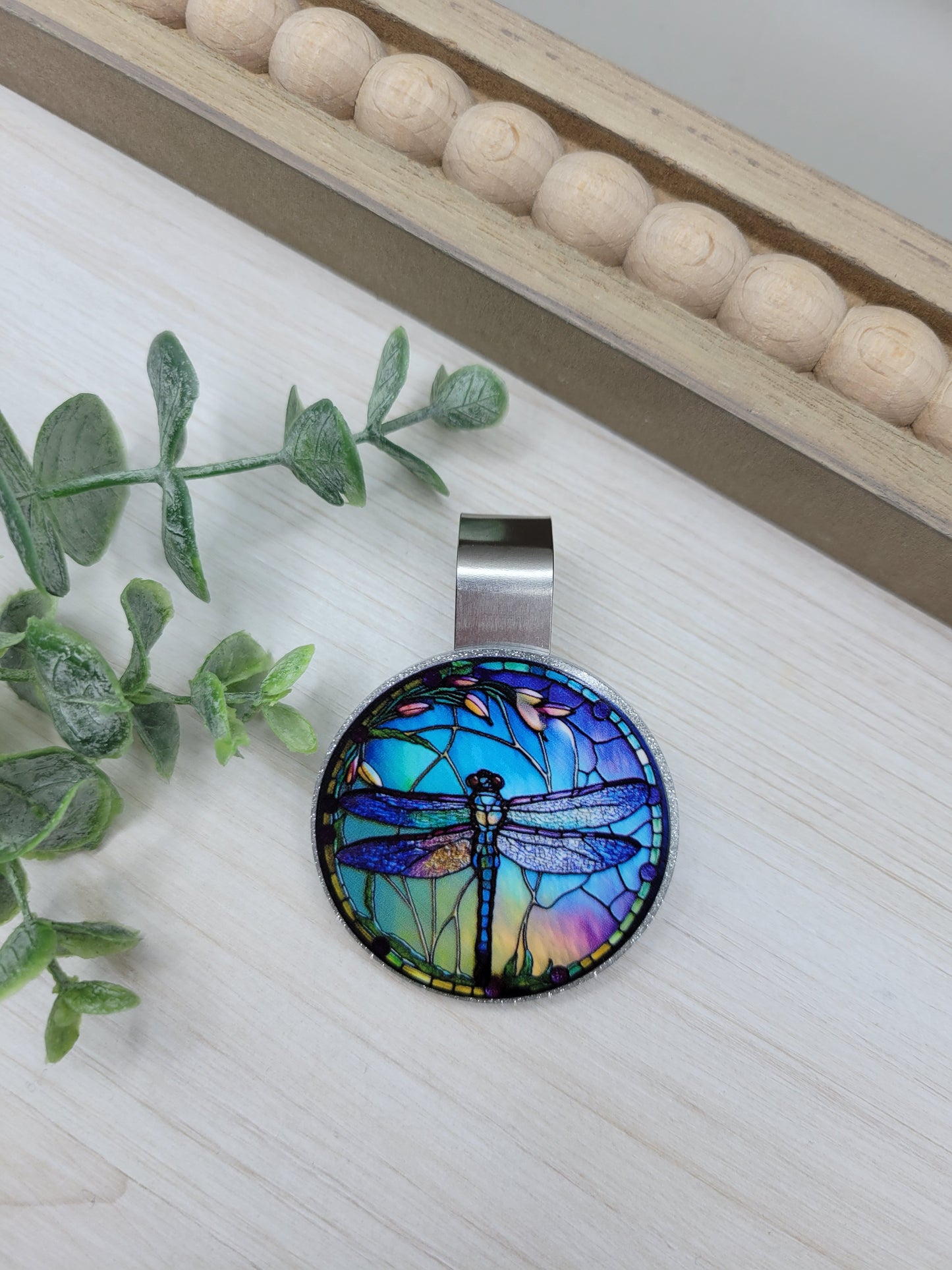 Dragonfly Car Sun Visor Clip