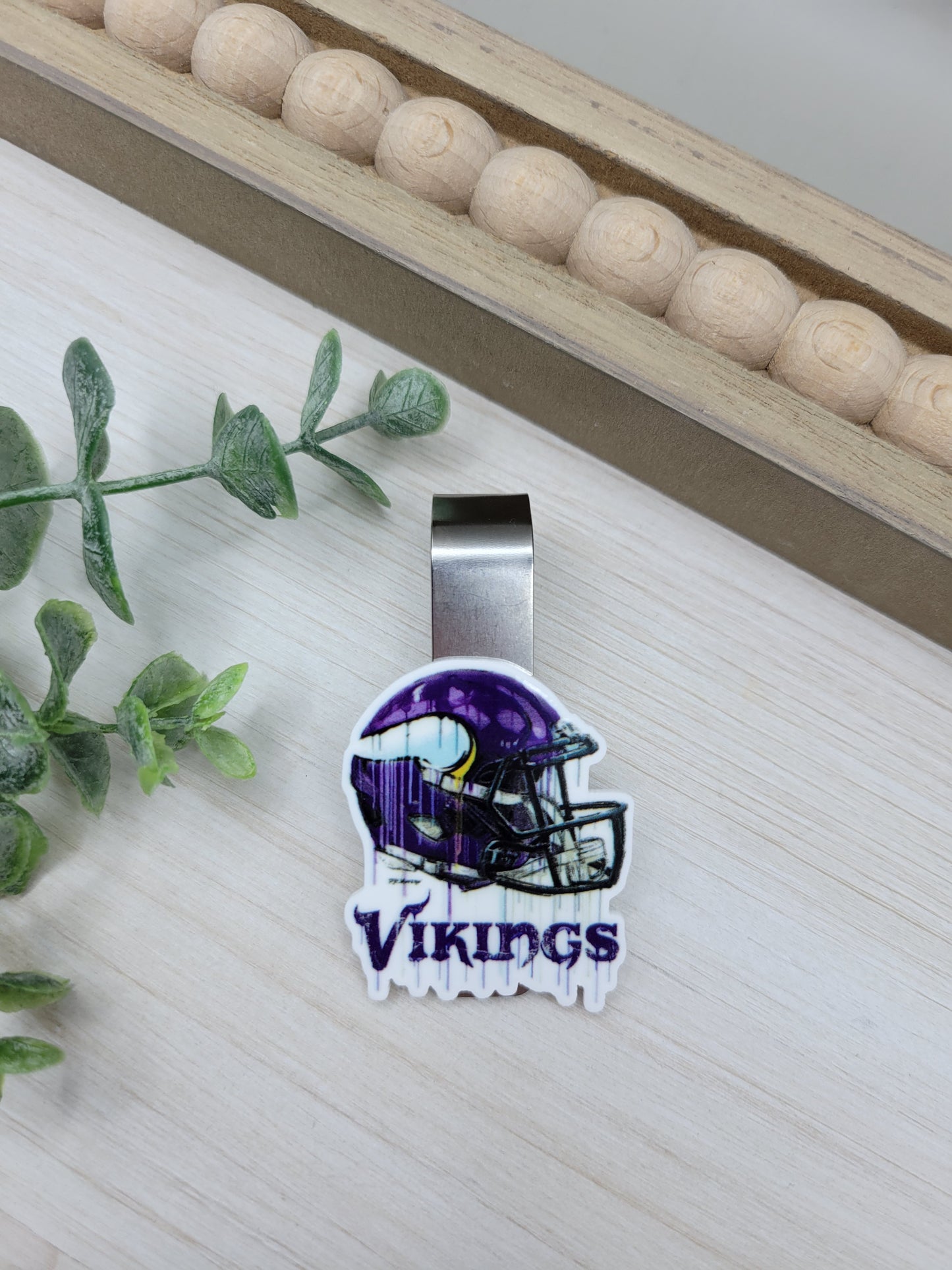 MN Football Helmet Car Sun Visor Clip