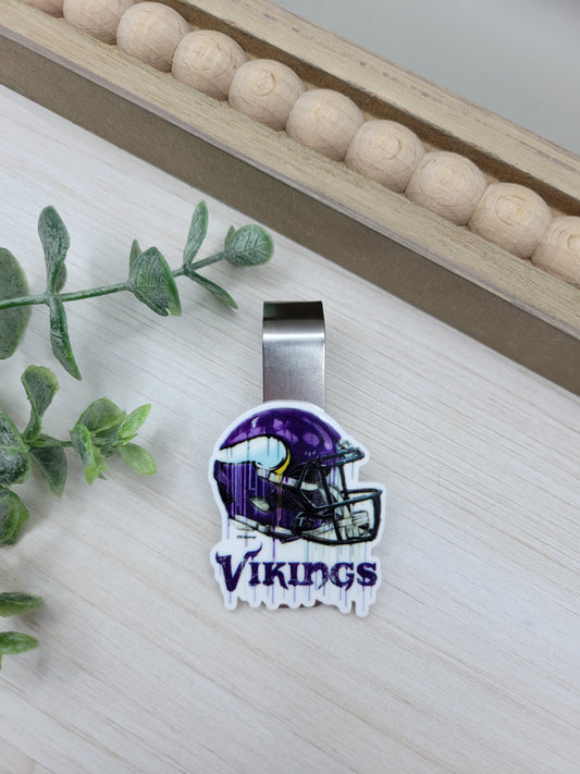 MN Football Helmet Car Sun Visor Clip