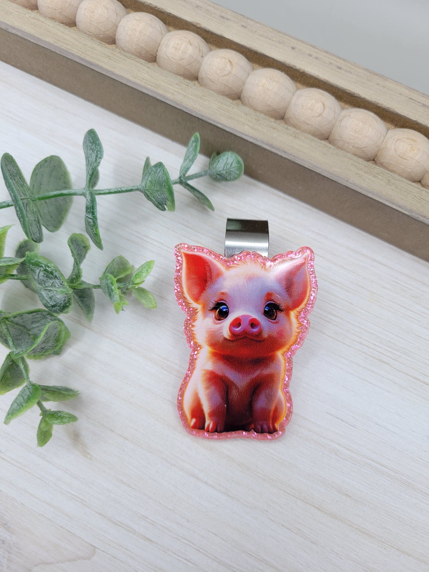 Pig Car Sun Visor Clip