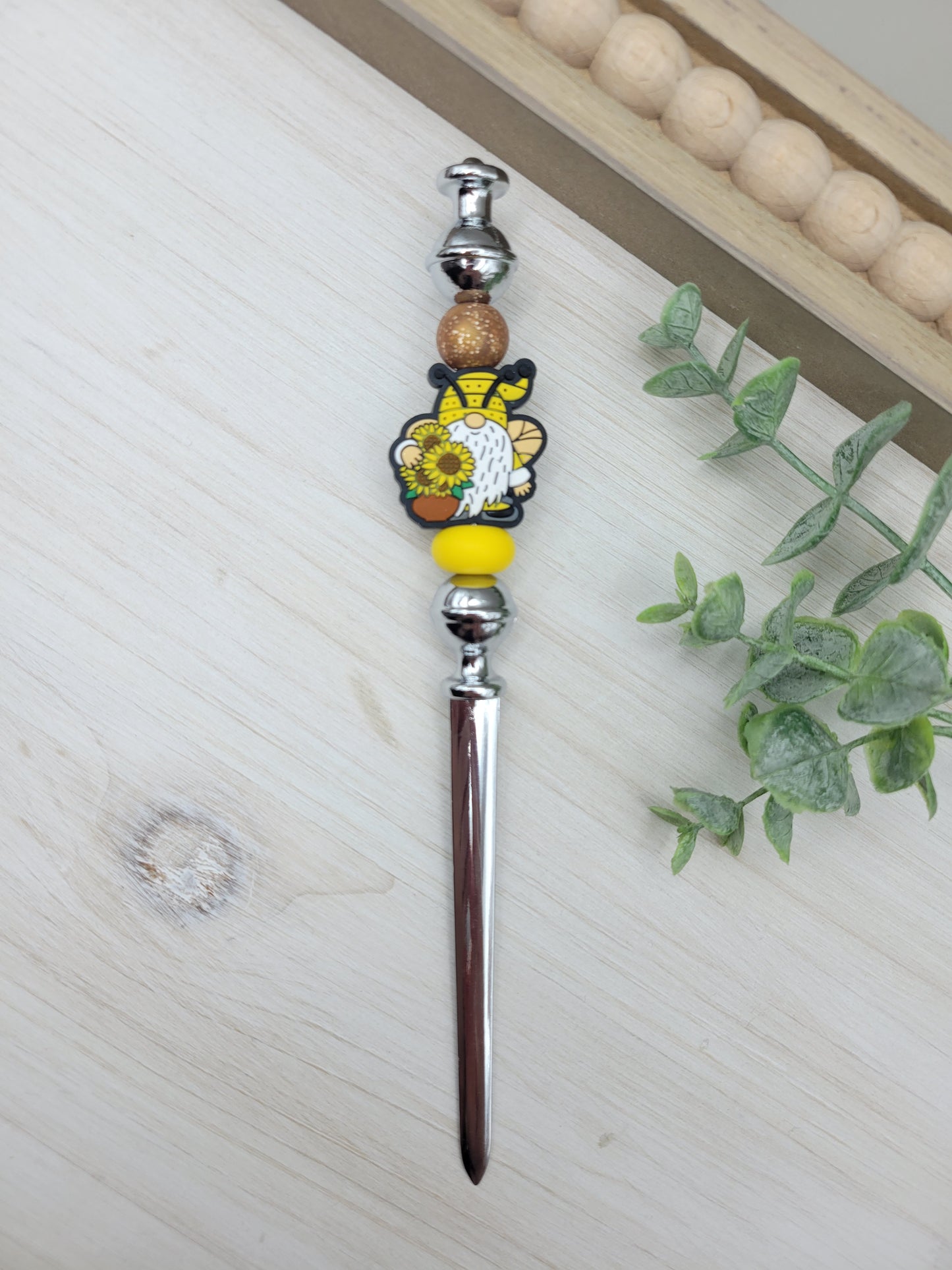 Sunflower Gnome Letter Opener