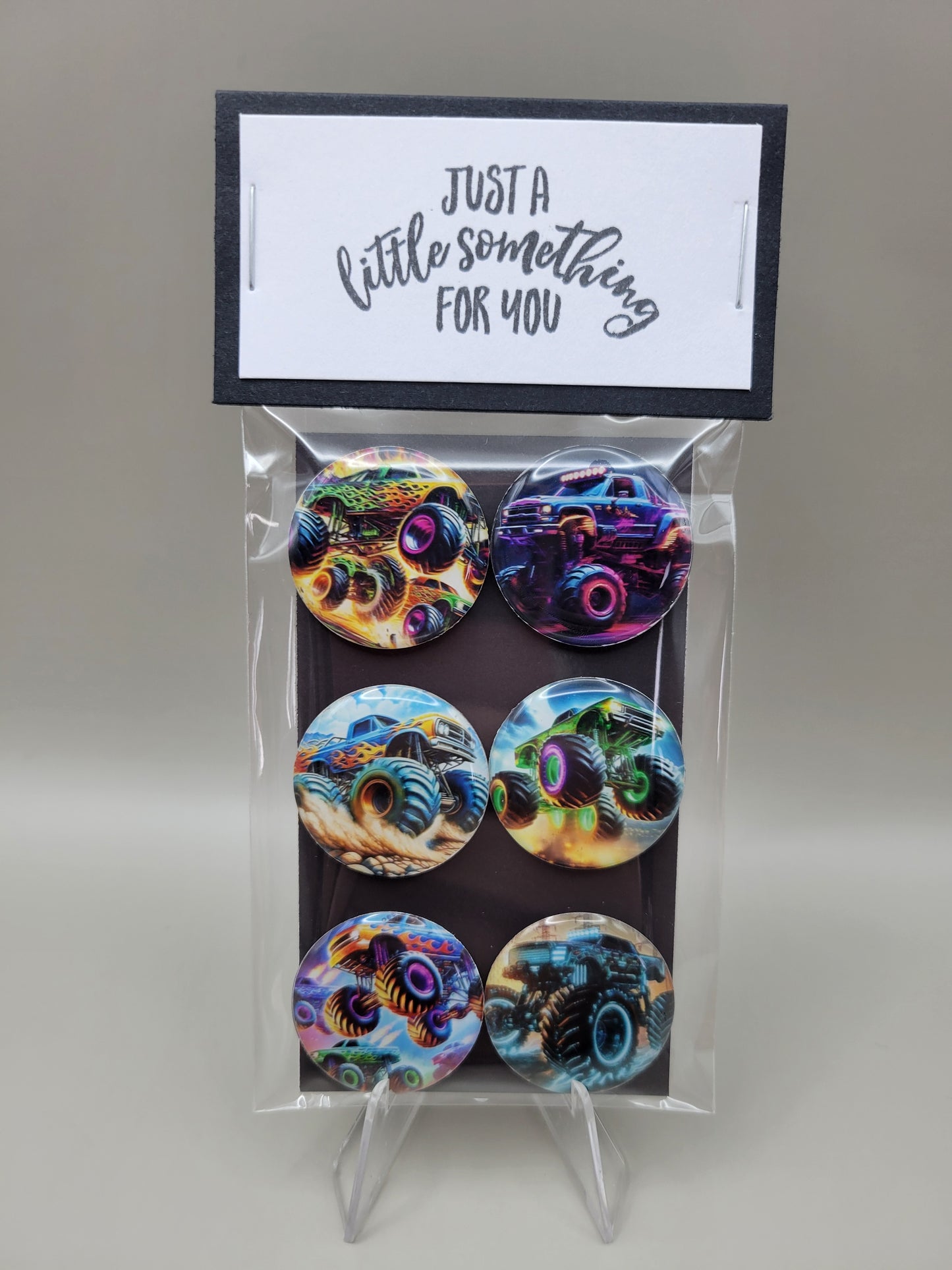 Neon Monster Truck Magnets