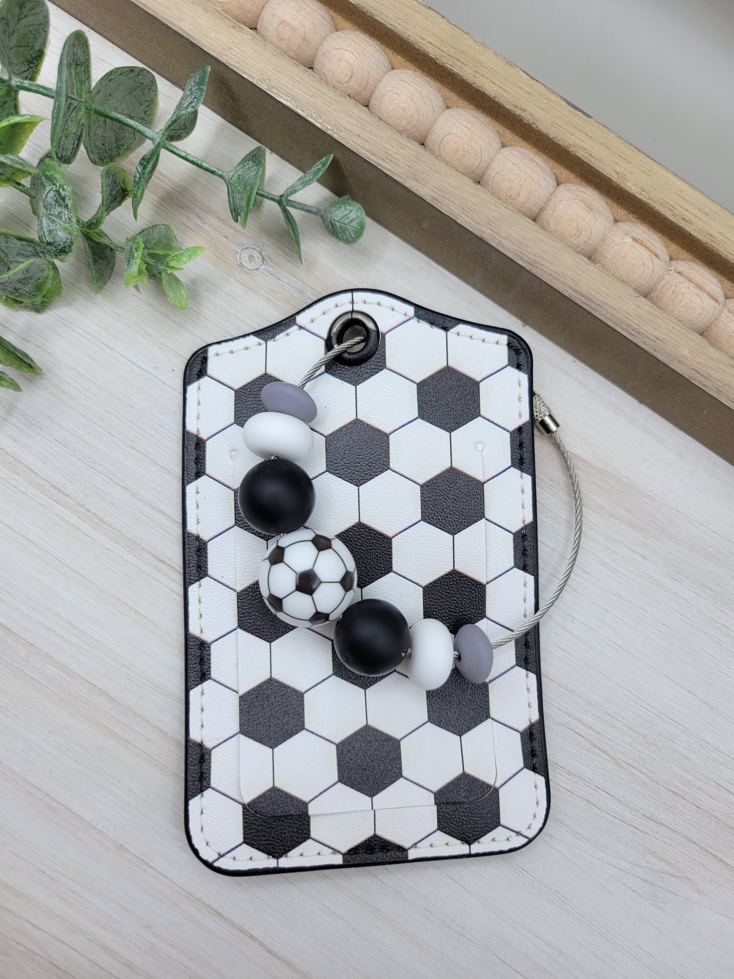 Soccer Luggage Tag