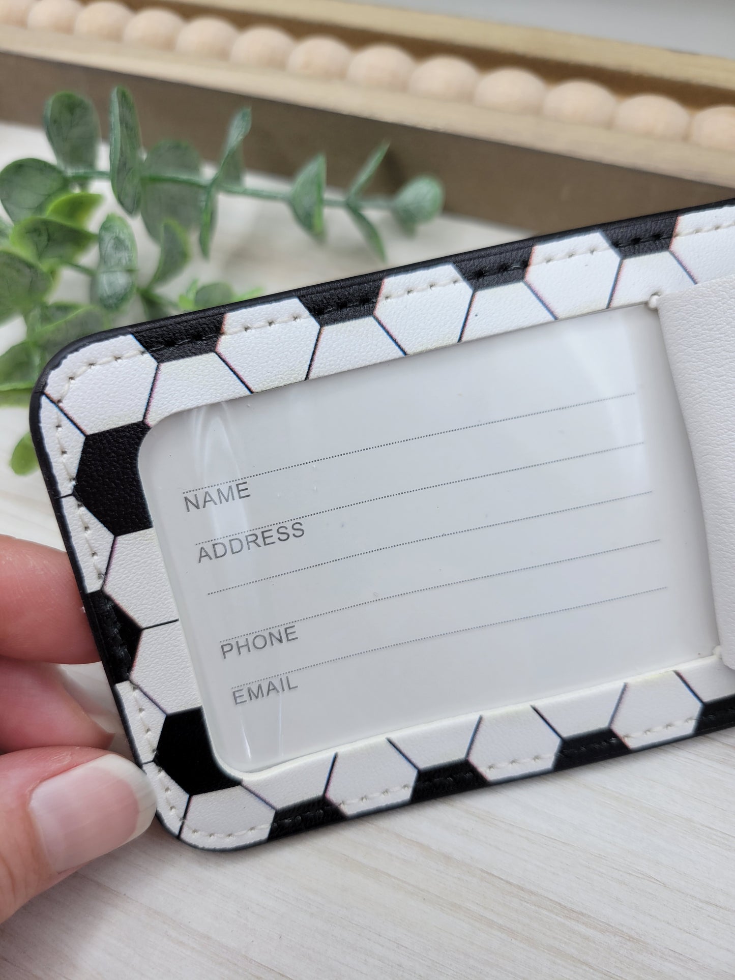 Soccer Luggage Tag