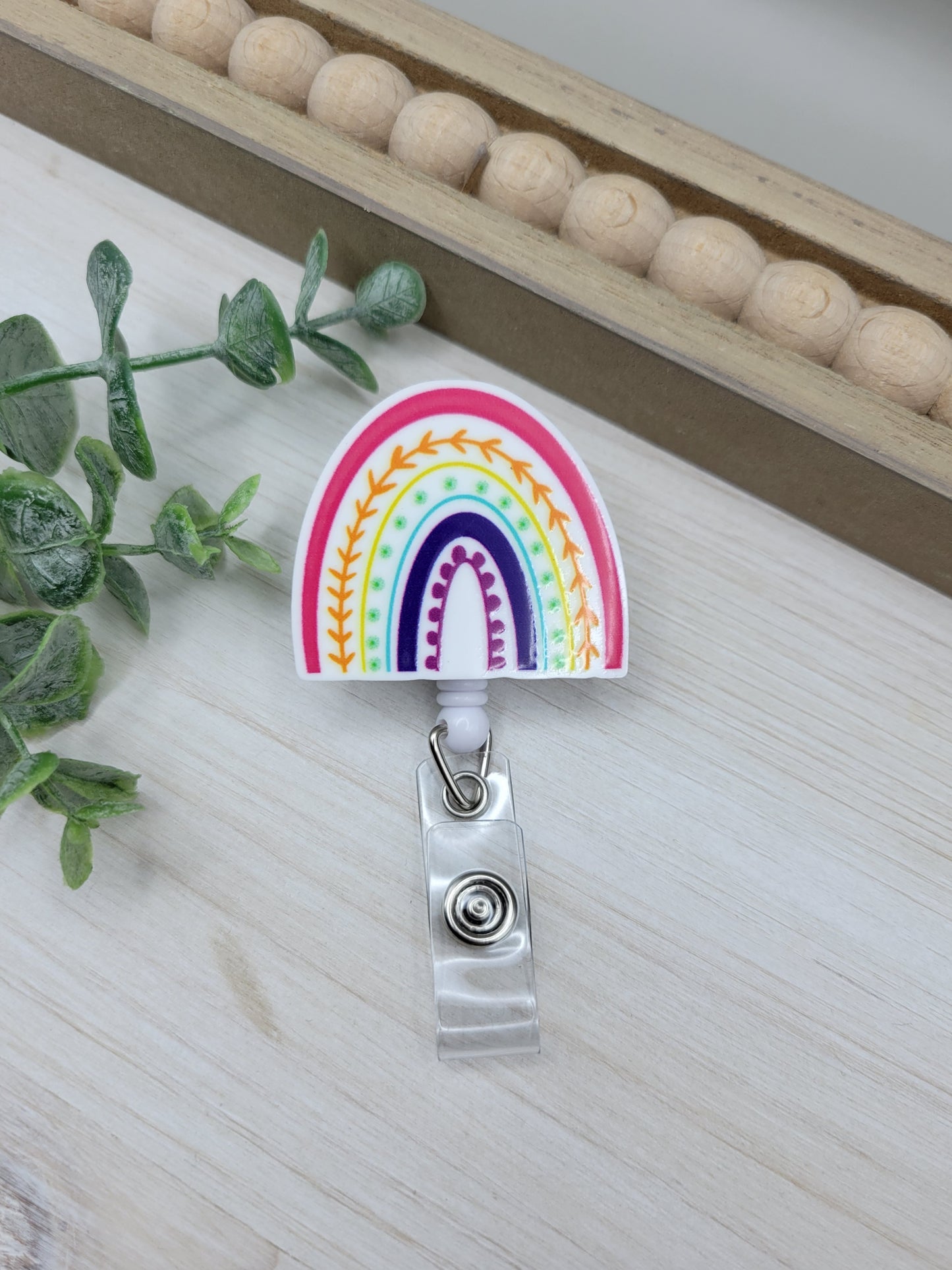 Rainbow Badge Reel