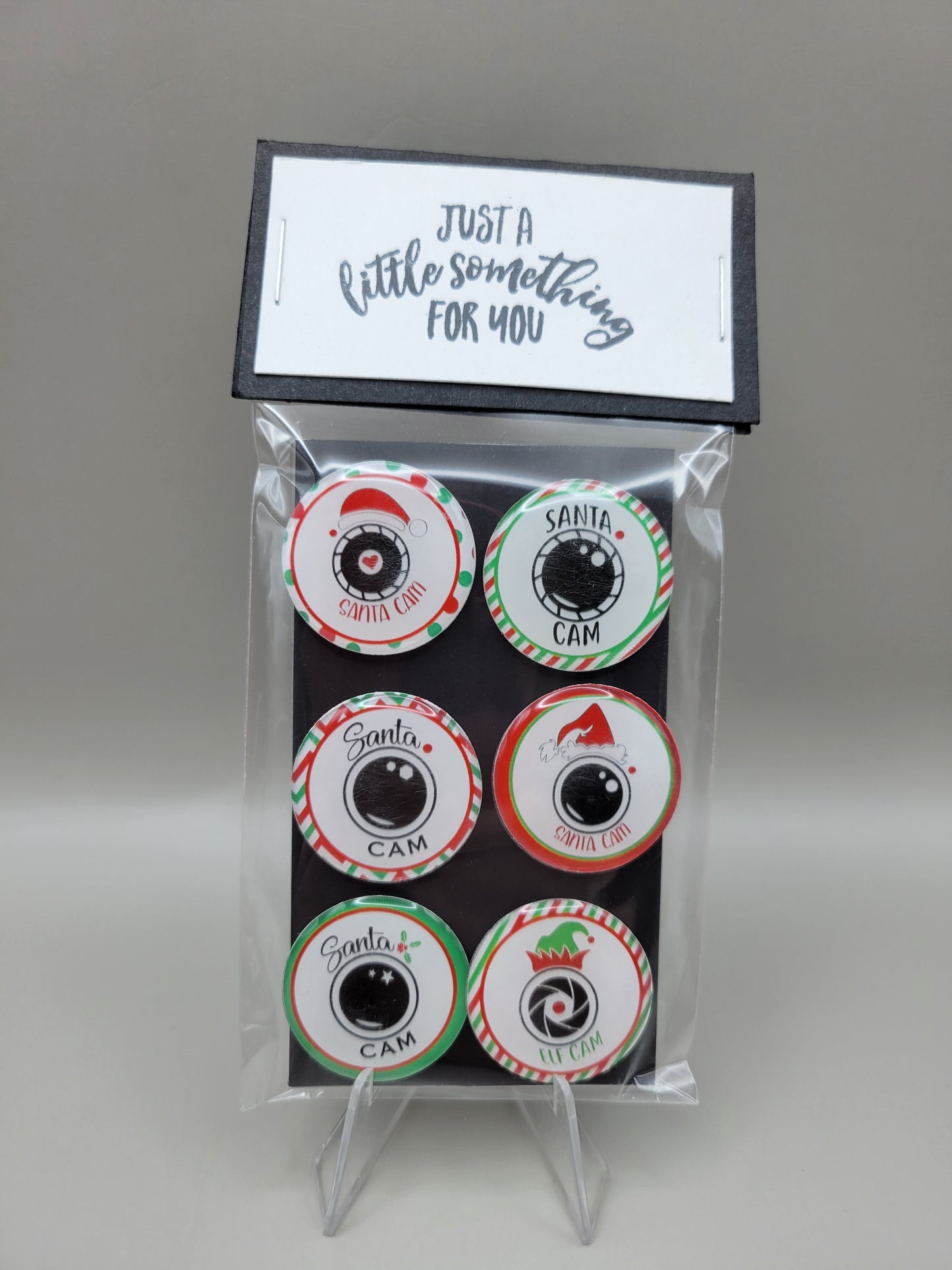 Santa Cam Christmas Magnets