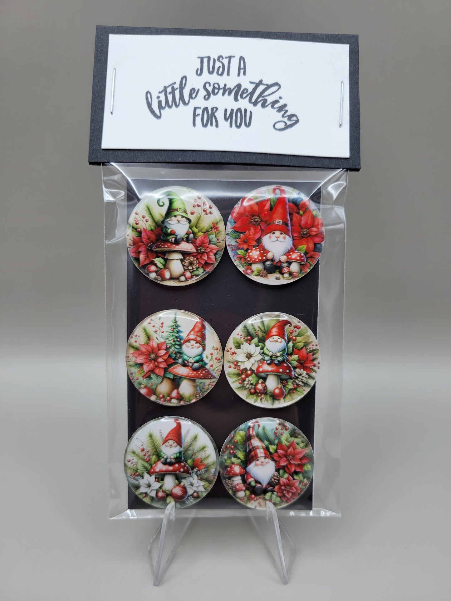 Gnome for the Holidays Christmas Magnets