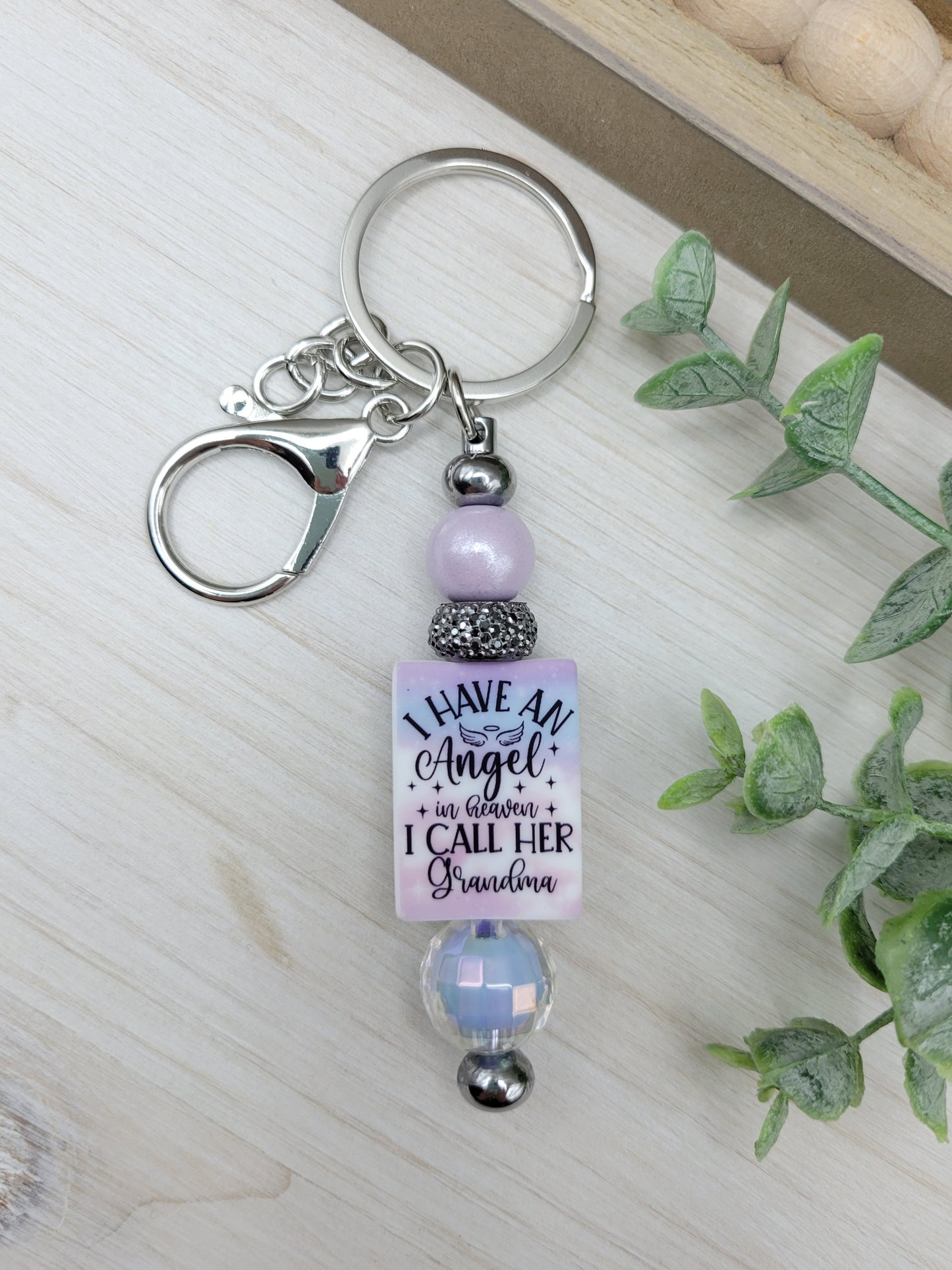 My Angel - Grandma Barbell Keychain