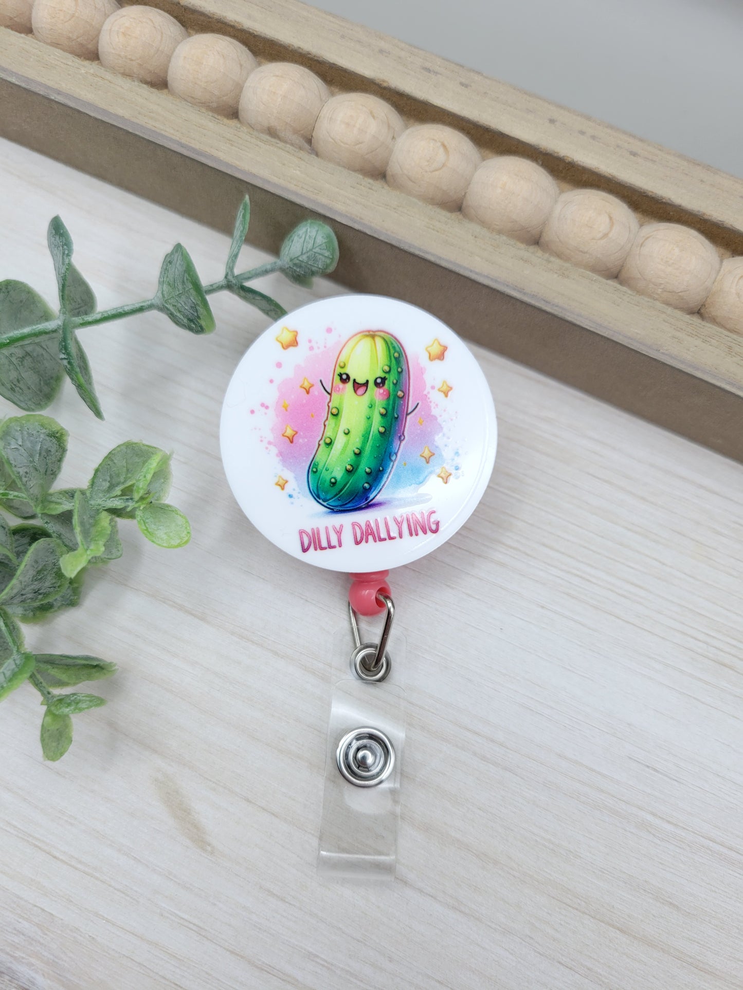 Dilly Dallying Badge Reel