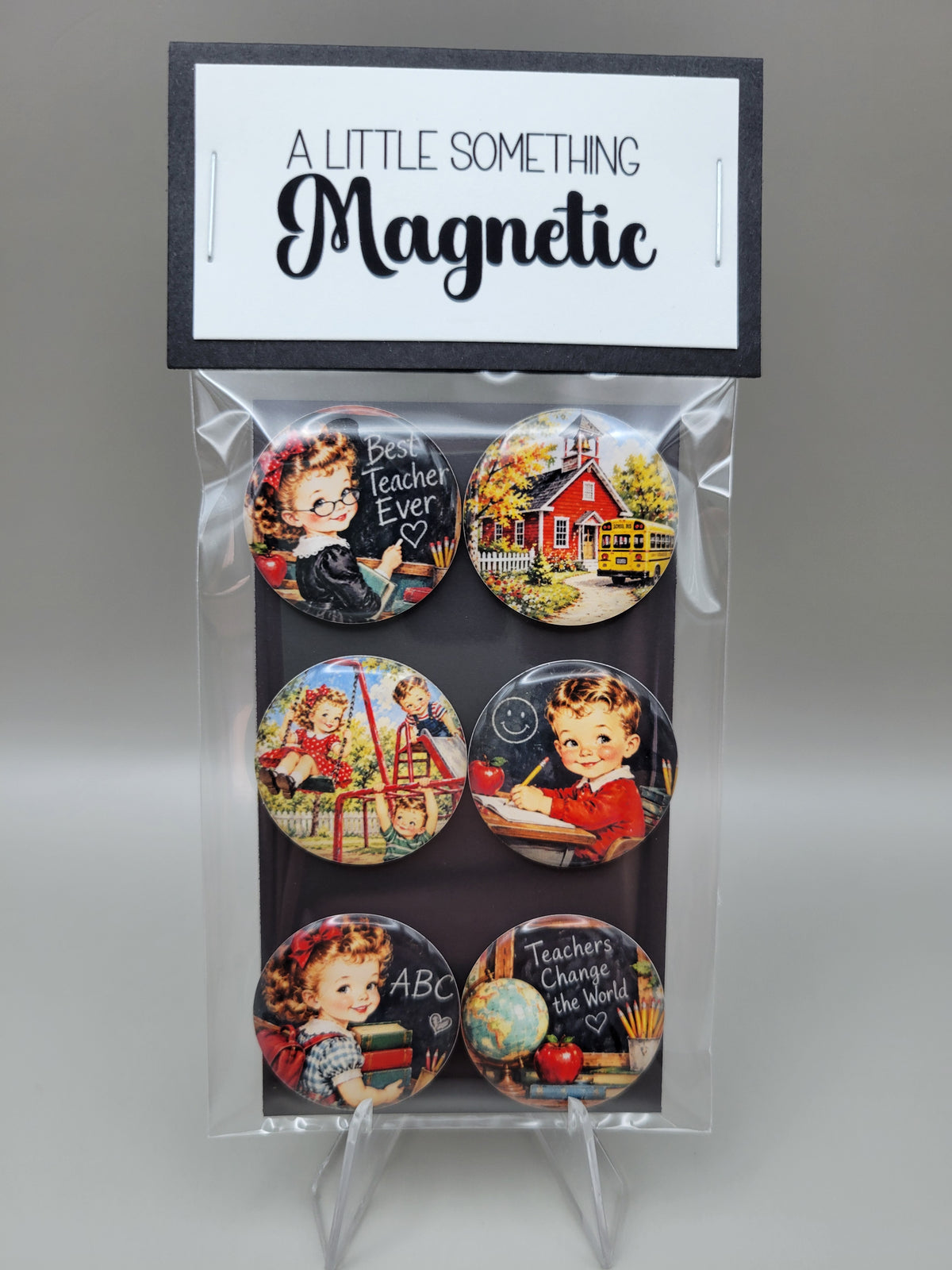 Vintage Schoolhouse Magnets