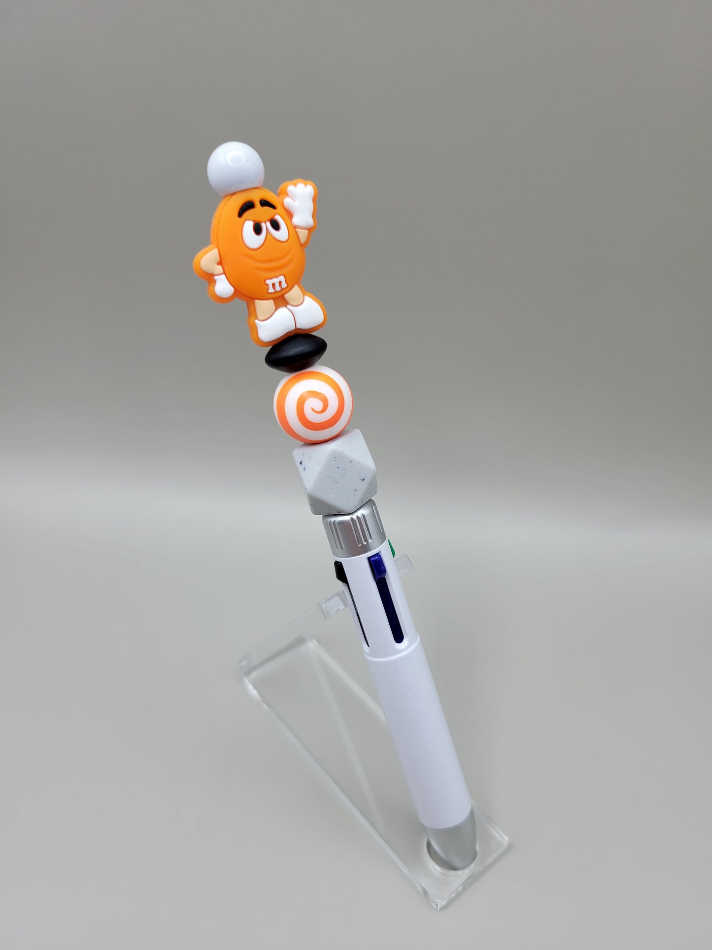 Orange Chocolate Candy Clicker Pen