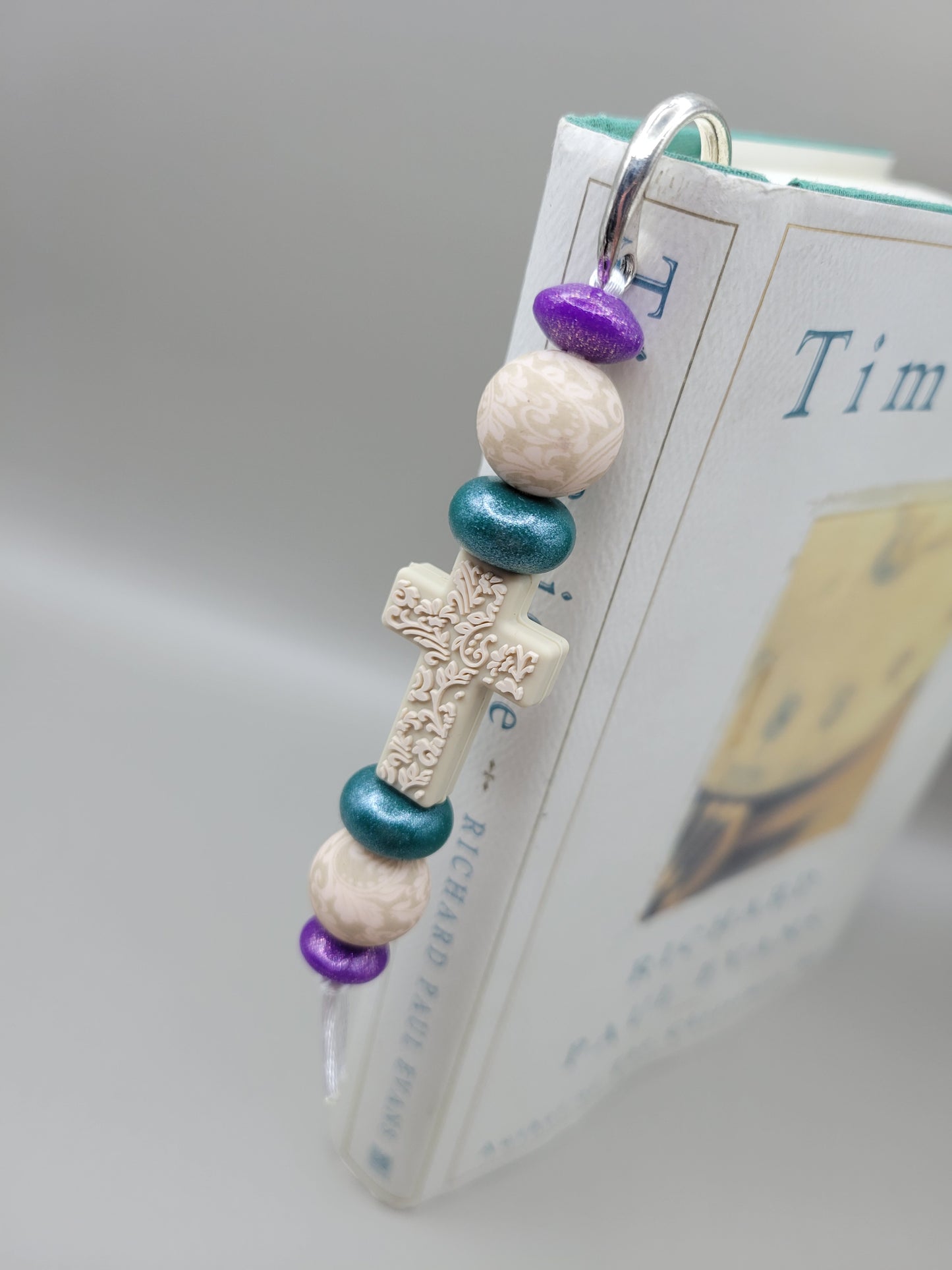 Cream Cross Bookmark