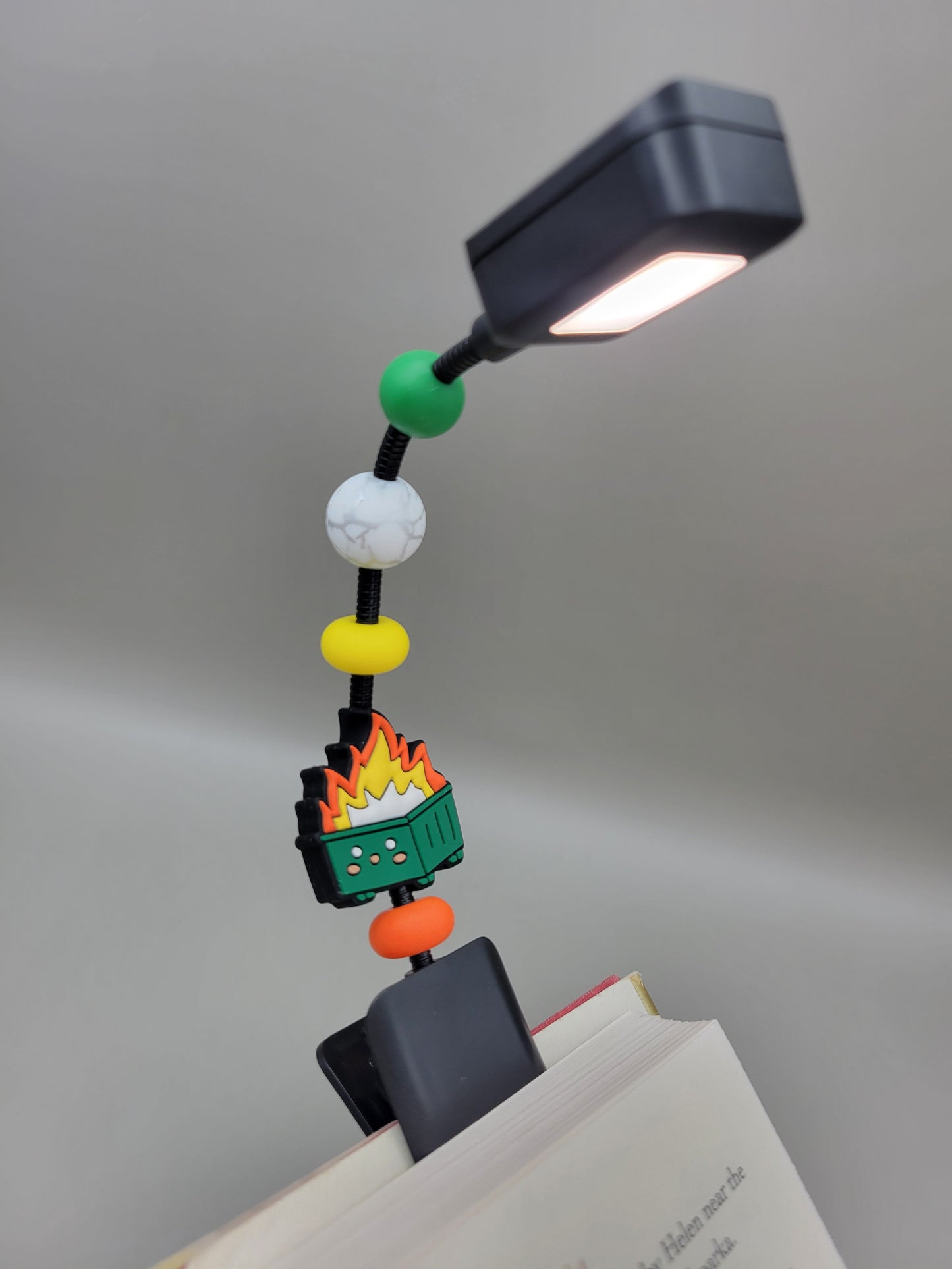 Dumpster Fire Reading Light