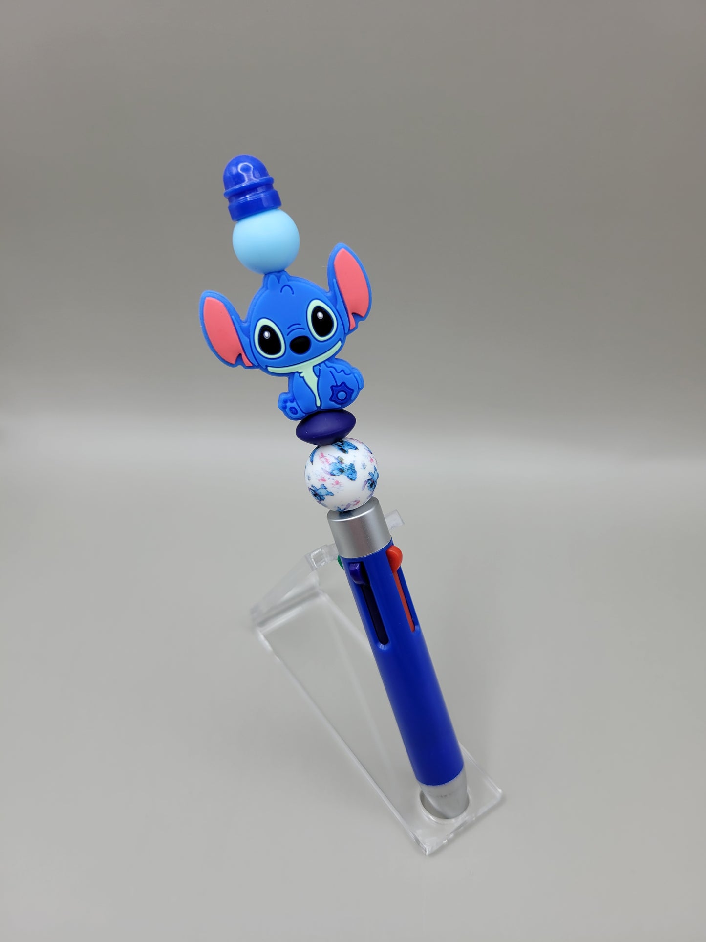 Blue Alien Clicker Pen