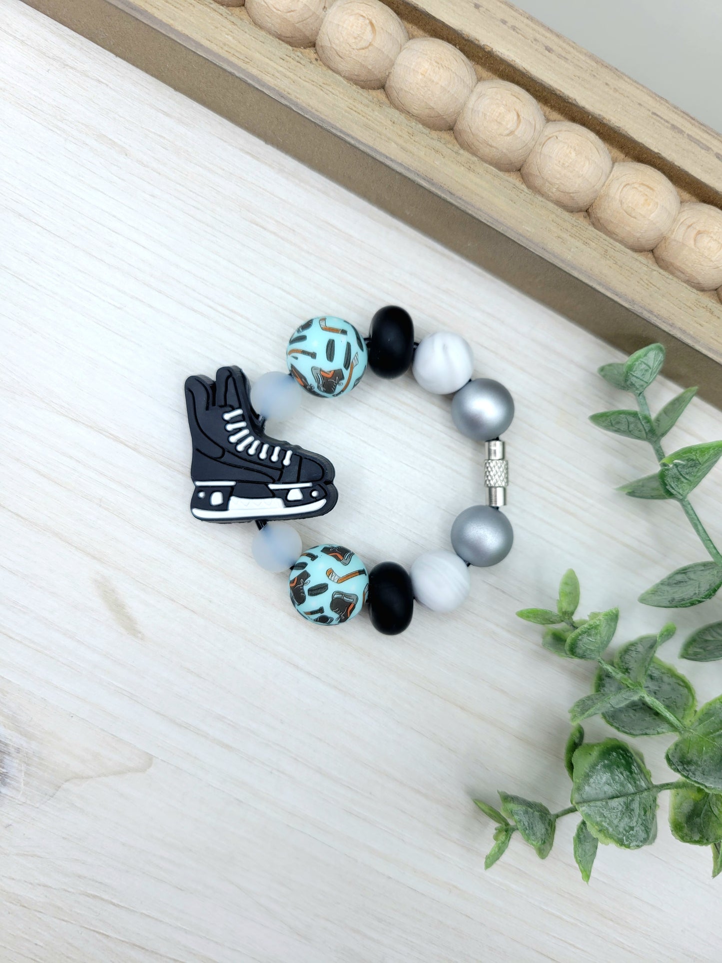 Hockey Skate Tumbler Cup Handle Charm