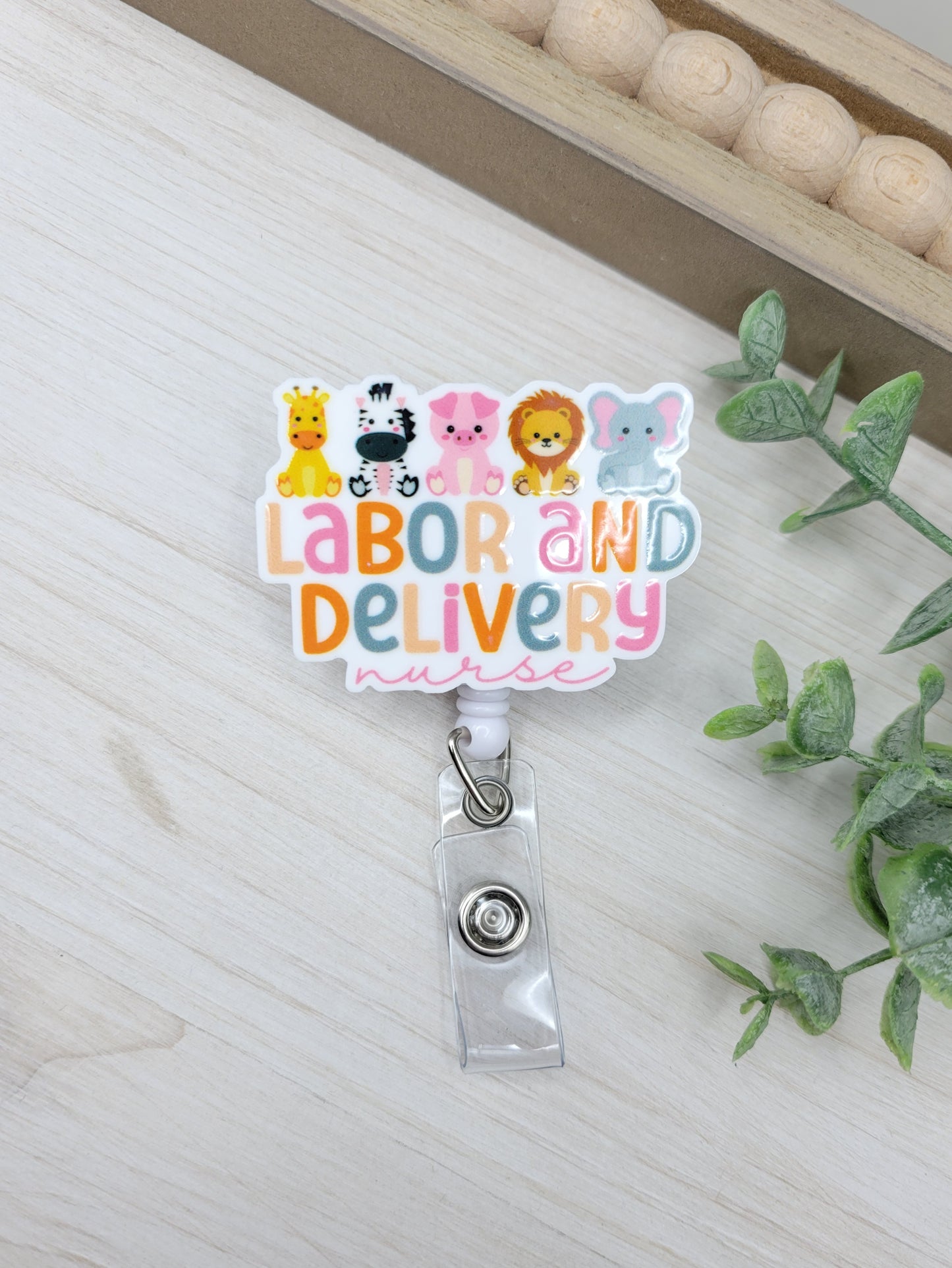 Labor & Delivery Badge Reel