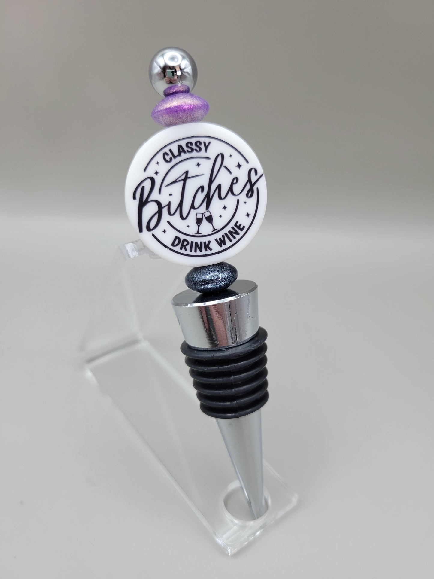 Classy Bs Wine Bottle Stopper