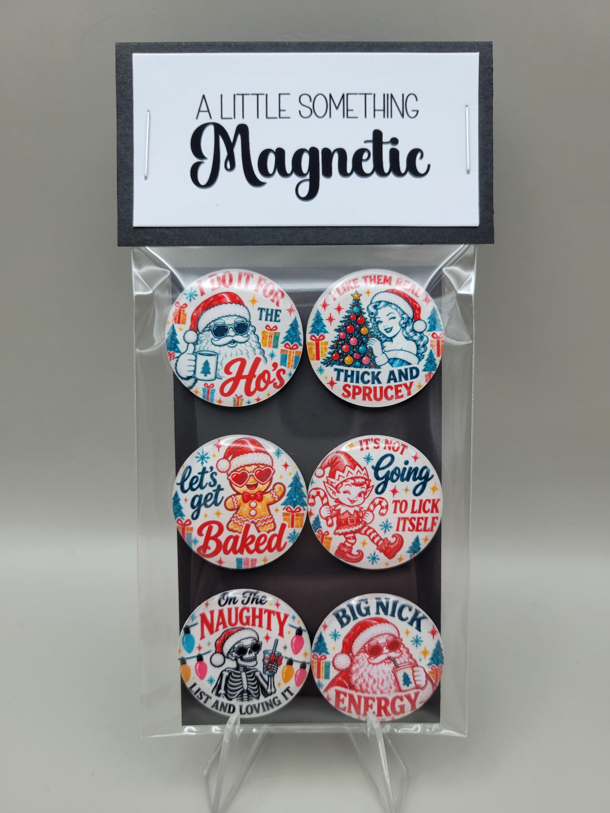 Santa's Naughty Side Magnets