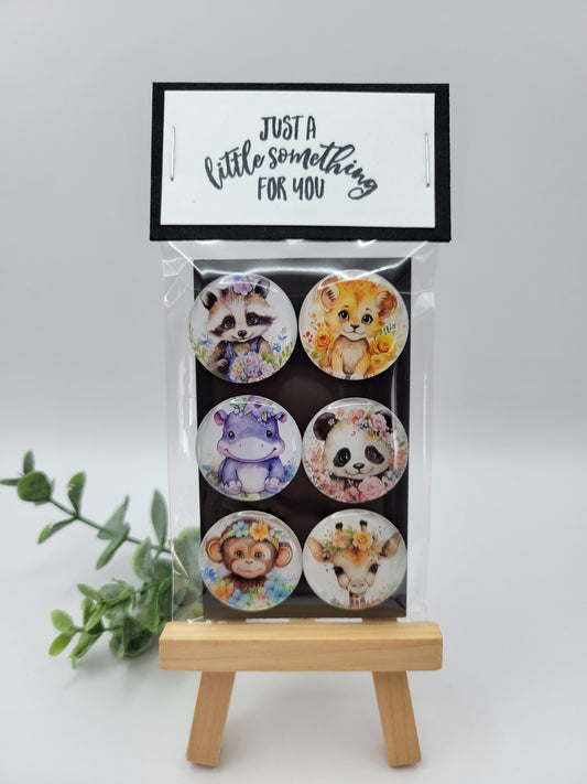 Cute Floral Animal Magnets