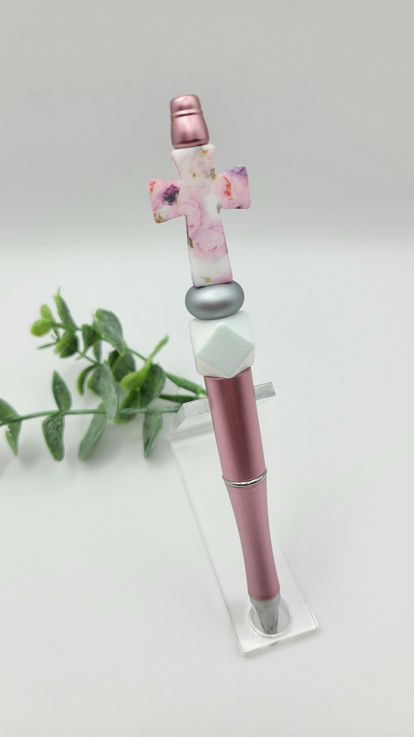 Pink Floral Cross Pen