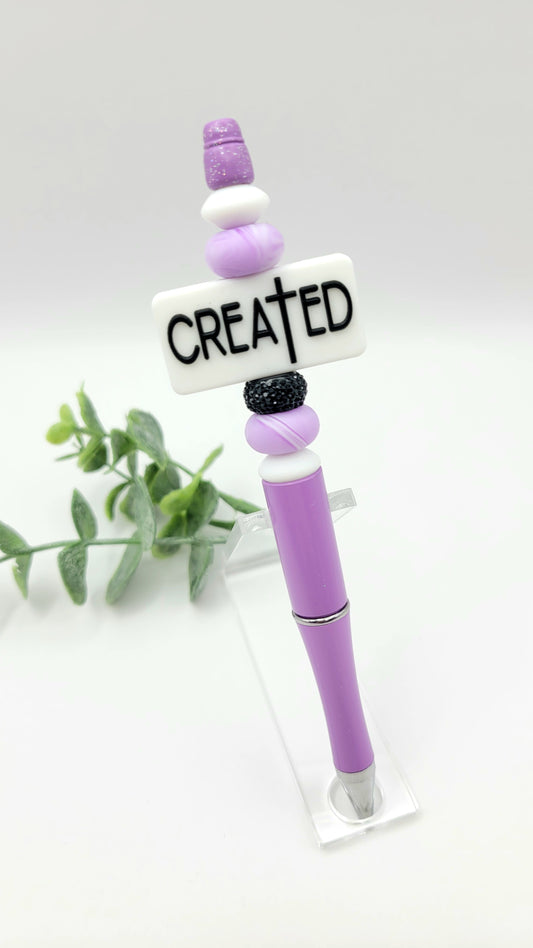 Purple Created Pen