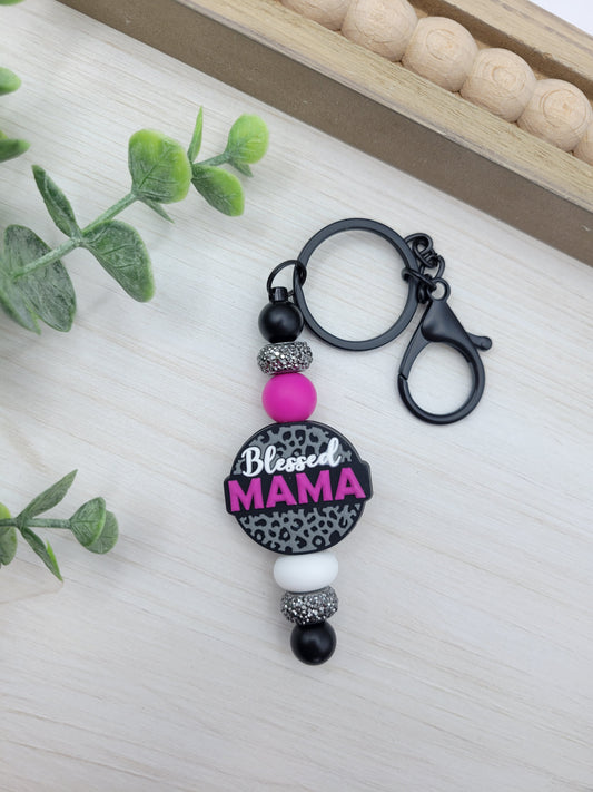 Blessed Mama Keychain