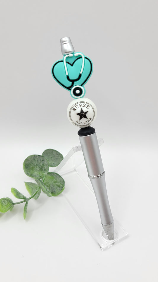 Teal Stethoscope Pen