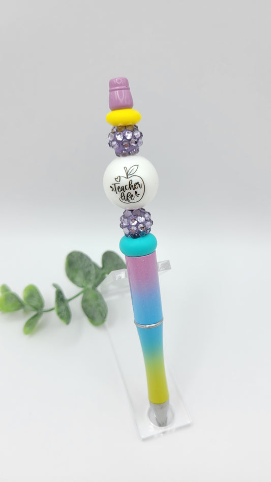 Rainbow Teacher Life Pen