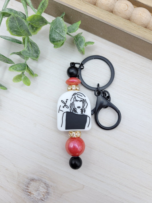 T.S. Barbell Keychain