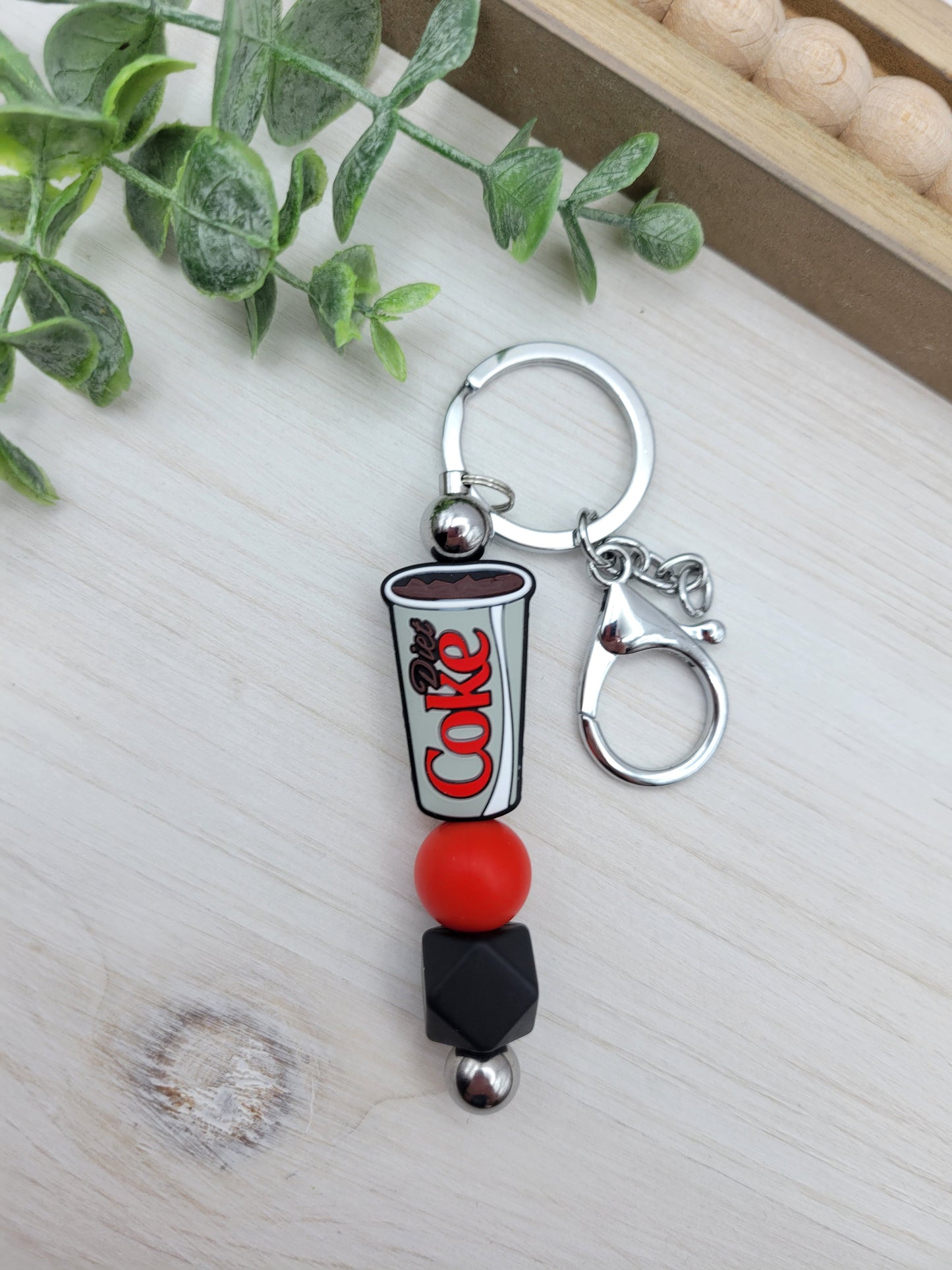 Dt. Coke Barbell Keychain