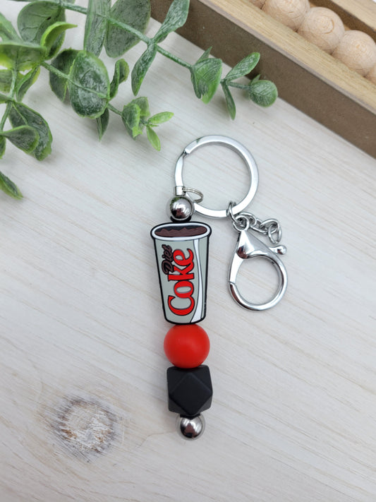 Dt. Coke Barbell Keychain