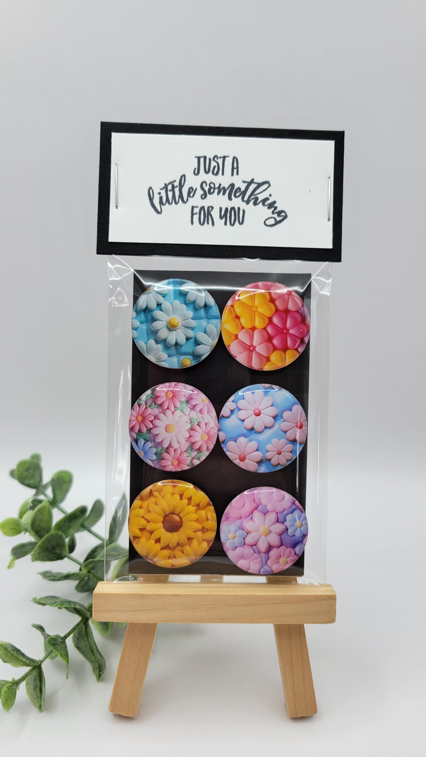 Puffy Flower Magnets