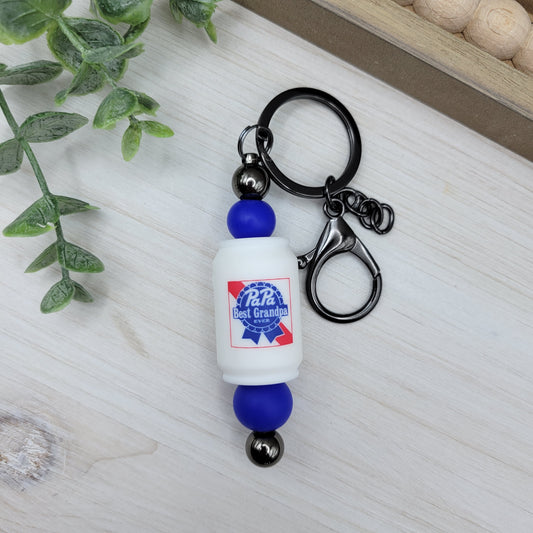 Best Grandpa Ever Can Barbell Keychain