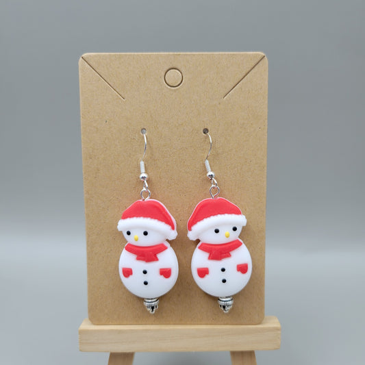 Snowman Earrings