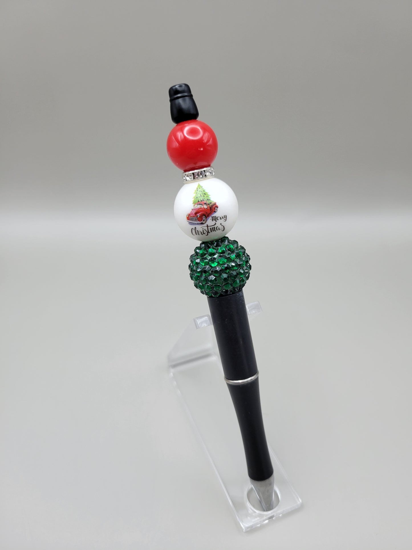 Red Merry Christmas Truck Pen