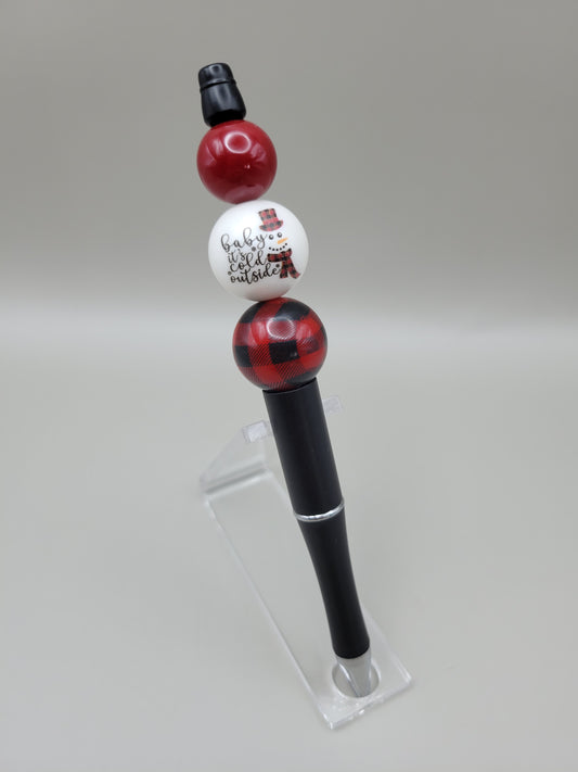Baby it's Cold Outside Christmas Pen