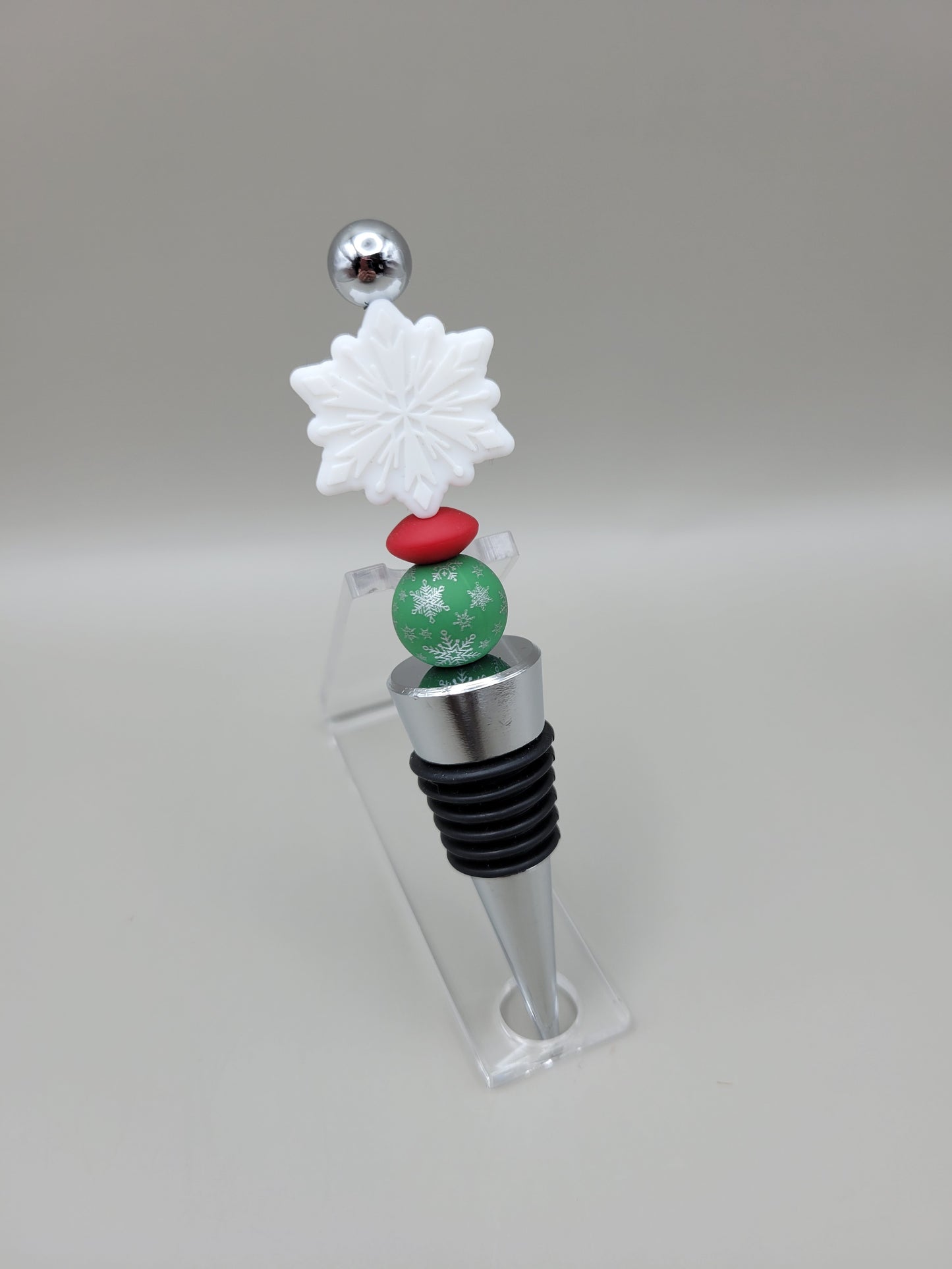 Christmas Snowflake Wine Bottle Stopper