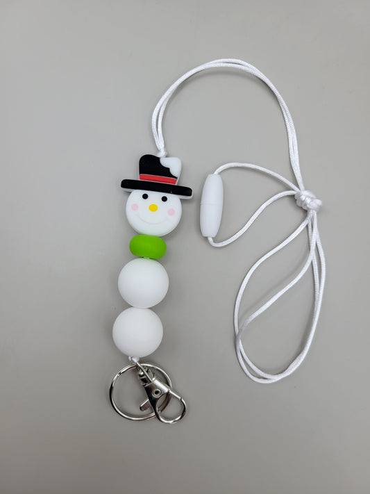 Snowman Lanyard