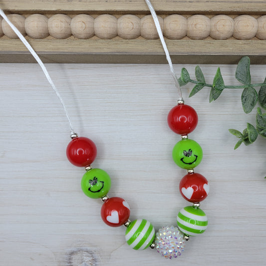 Grinch Bubblegum Necklace