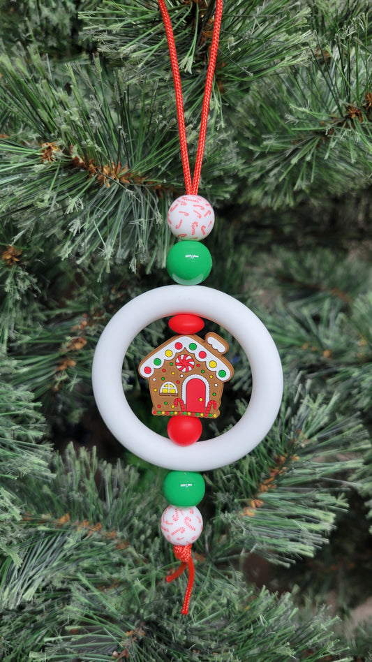 Gingerbread House Christmas Tree Ornament