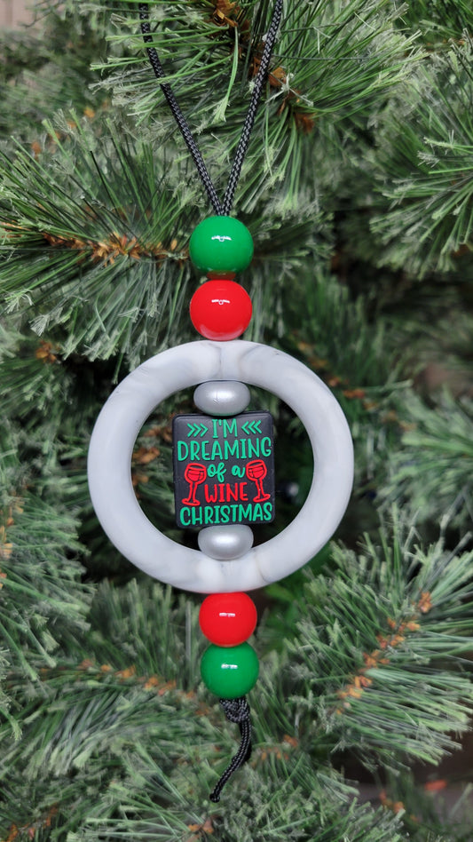 Dreaming of a Wine Christmas Tree Ornament