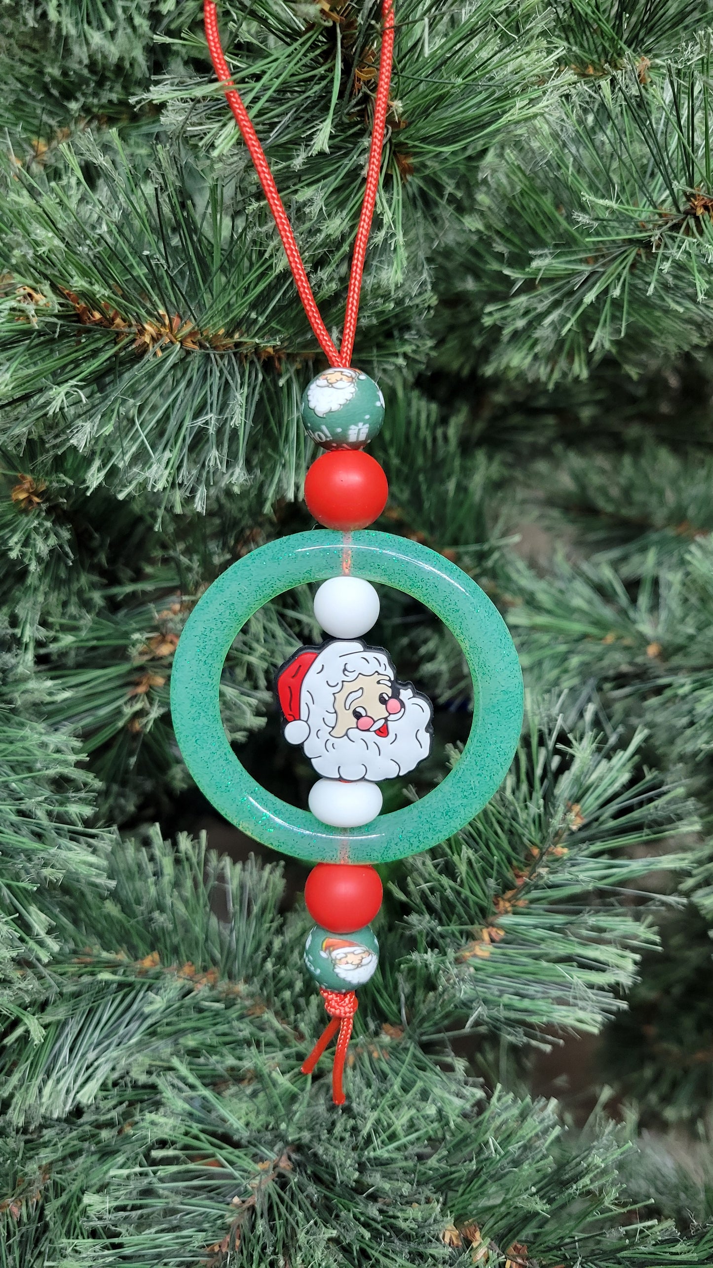 Santa Christmas Tree Ornament