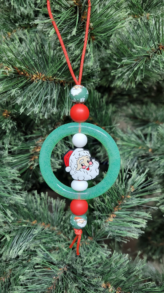 Santa Christmas Tree Ornament