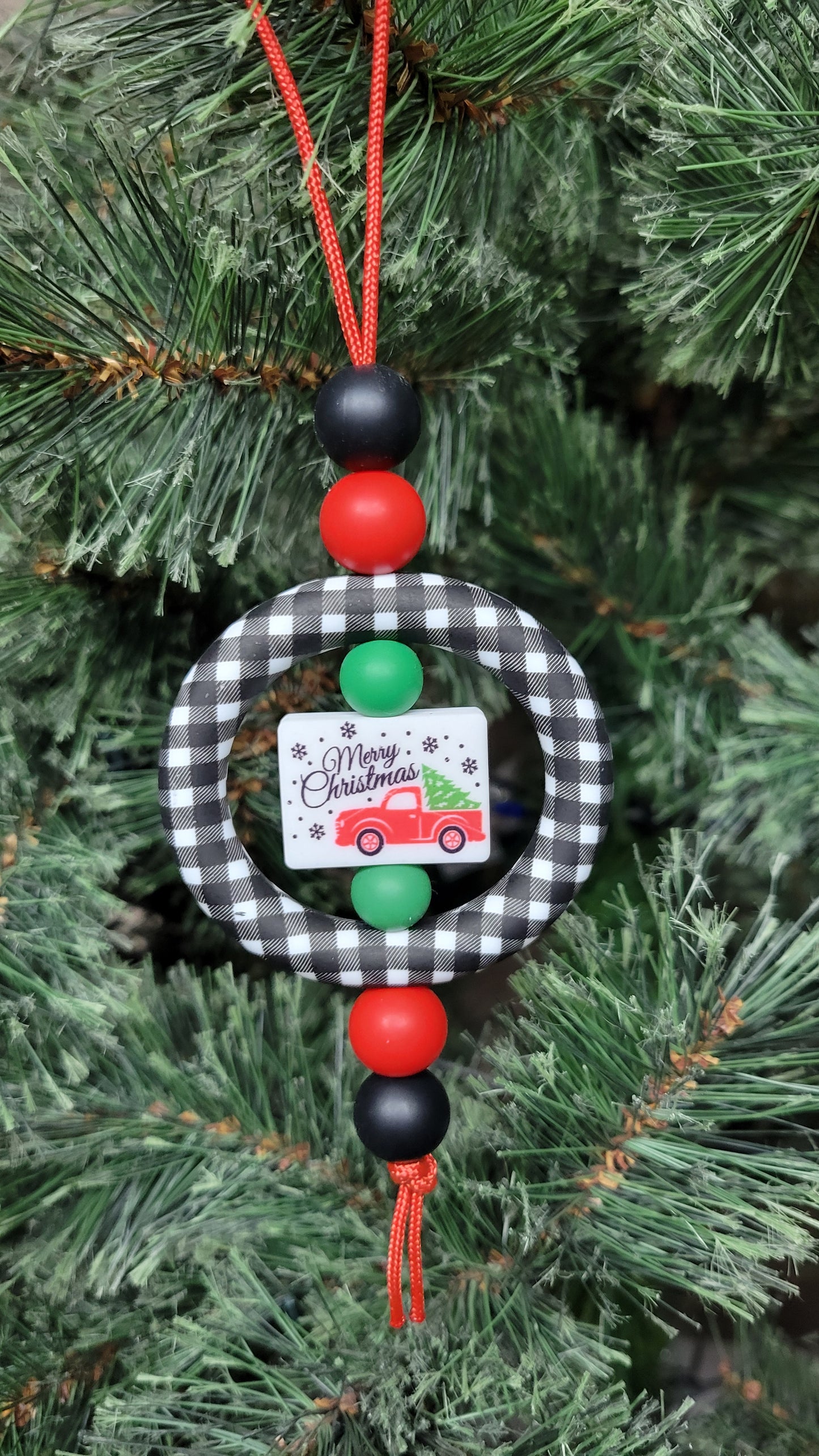 Red Truck Christmas Tree Ornament