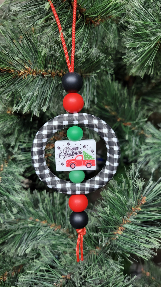 Red Truck Christmas Tree Ornament