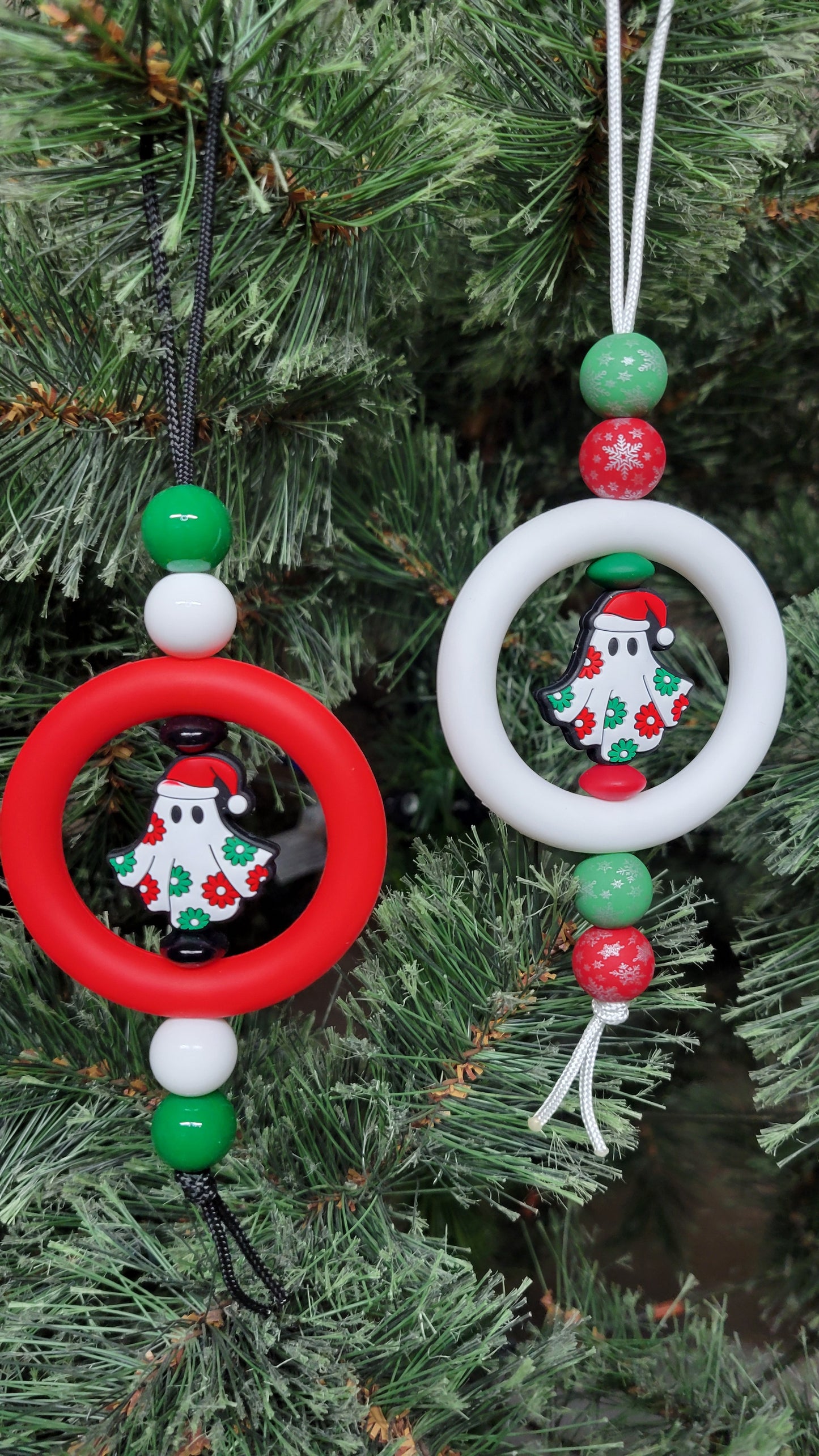 Ghost Christmas Tree Ornament (options)