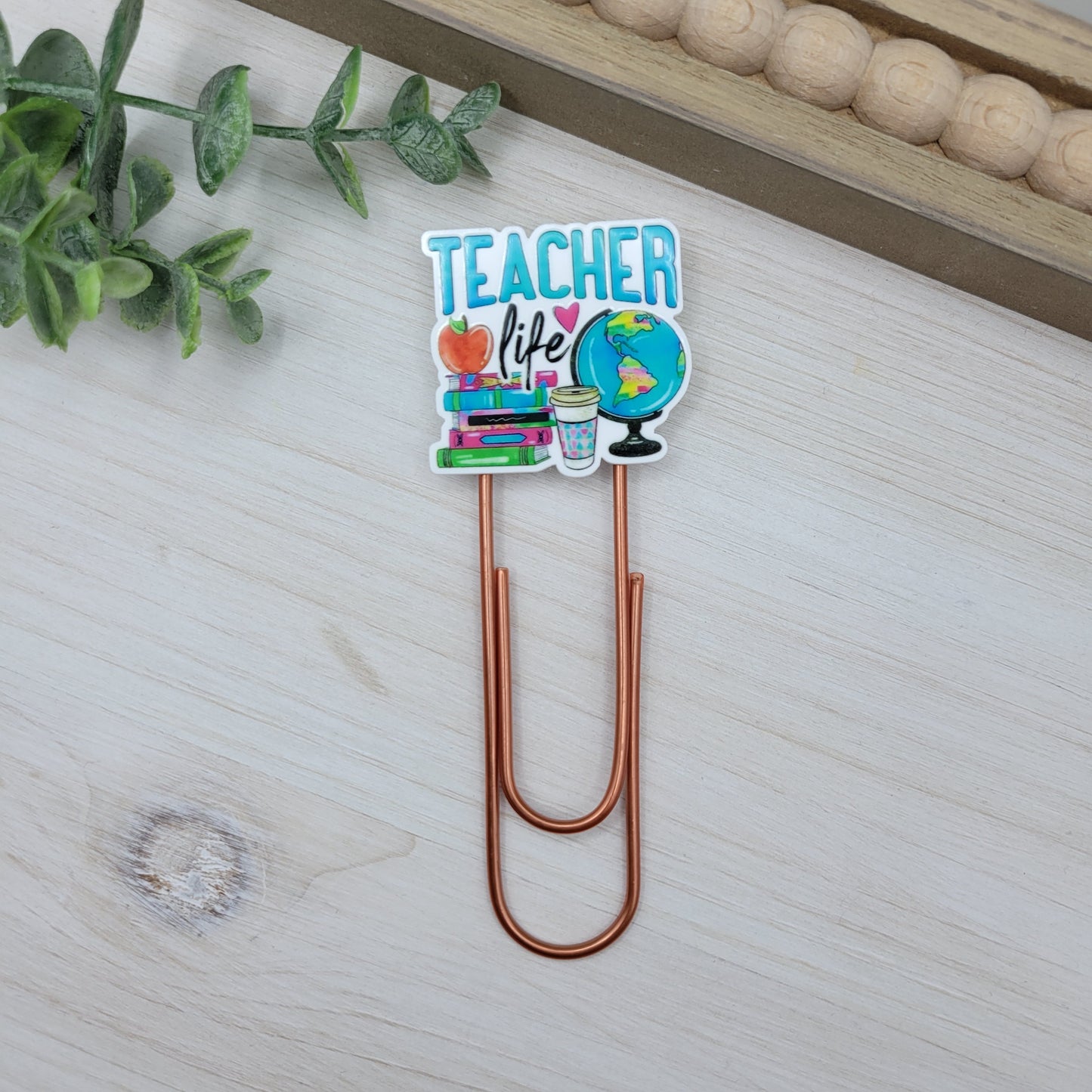 Teacher Life Jumbo Paperclip