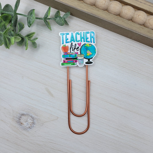 Teacher Life Jumbo Paperclip