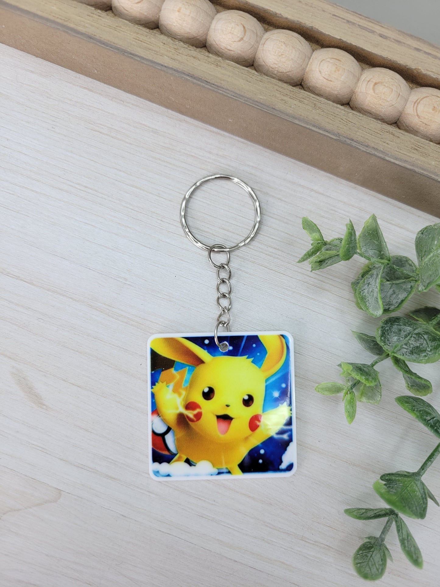 Pika Keychain Charm